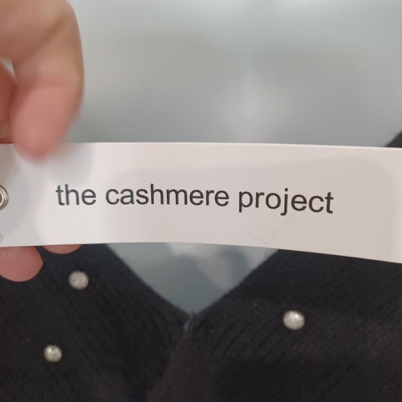 The Cashmere Project Black crystal embellished sweater. M - Picture 4 of 5